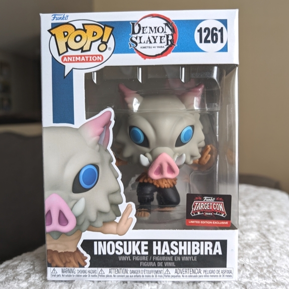 Funko Pop Demon Slayer Inosuke Hashibira #1261 Target Con Exclusive - Picture 1 of 8
